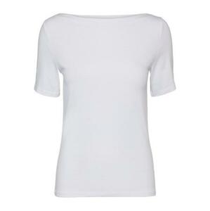 Vero Moda Dámské triko VMPANDA Slim Fit 10231753 Bright white XXL