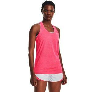 Under Armour Dámské tílko Tech Tank - Twist pink shock S