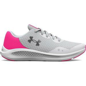 Under Armour Dívčí obuv GGS Charged Pursuit 3 halo gray 4,5, Šedá, 36,5