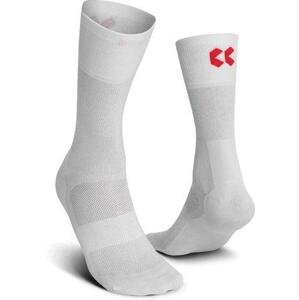 Kalas ponožky vysoké RIDE ON Z bílé/červené vel.43-45