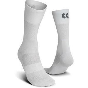 Kalas Cyklistické ponožky vysoké RIDE ON Z bílá/šedá