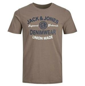 Jack&Jones Pánské triko JJELOGO Regular Fit 12220500 Falcon M