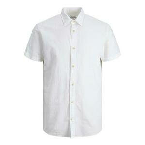 Jack&Jones pánská košile JJESummer slim fit white 12220136