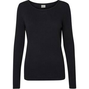 Vero Moda Dámský svetr VMCARE Regular Fit 10136644 Black XL