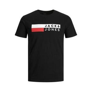 Jack&Jones Pánské triko JJECORP Standard Fit 12151955 Black Play 4 L