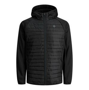 Jack&Jones PLUS Pánská bunda JJEMULTI 12182318 Black 6XL