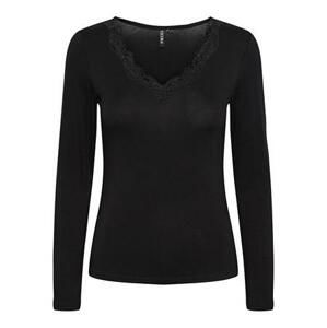 Pieces Dámské triko PCBARBERA Standard Fit 17141053 Black L