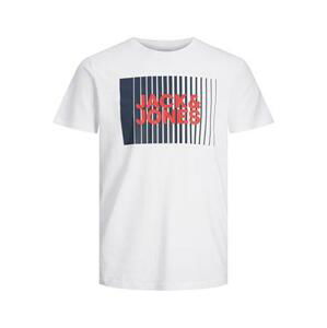 Jack&Jones Pánské triko JJECORP Standard Fit 12233999 White M