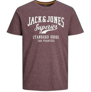Jack&Jones Pánské triko JJELOGO Standard Fit 12238252 Port Royale XXL