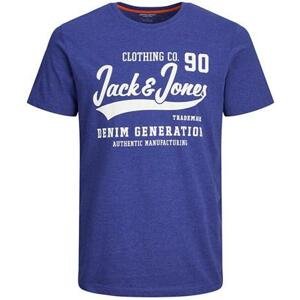 Jack&Jones Pánské triko JJELOGO Standard Fit 12238252 Bluing S