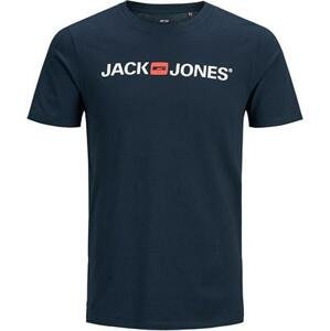 Jack&Jones PLUS Pánské triko JJECORP Regular Fit 12184987 Navy Blazer 8XL