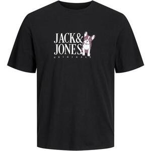 Jack&Jones Pánské triko JORBEWARE Standard Fit 12245196 Black XL