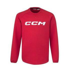 CCM Locker Room Fleece Crew Red