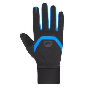 Etape – rukavice PEAK 2.0 WS+, černá/modrá XL