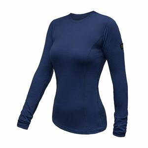 SENSOR MERINO ACTIVE dámské triko dl.rukáv deep blue Velikost: XL