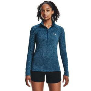 Under Armour Lehká dámská mikina New Tech 1/2 Zip - Twist varsity blue S