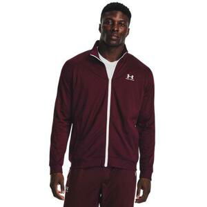 Under Armour Pánská mikina/bunda SPORTSTYLE TRICOT JACKET dark maroon XL