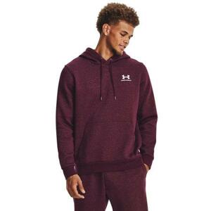 Under Armour Pánská mikina Essential Fleece Hoodie dark maroon L