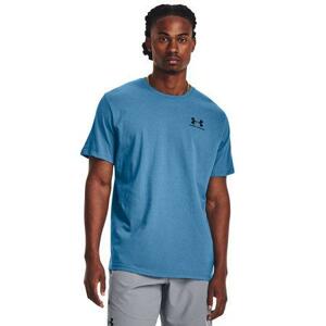 Under Armour Pánské triko Sportstyle Left Chest SS cosmic blue L