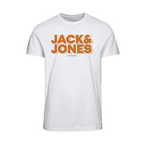Jack&Jones Pánské triko JCOSPACE Standard Fit 12243940 white XXL