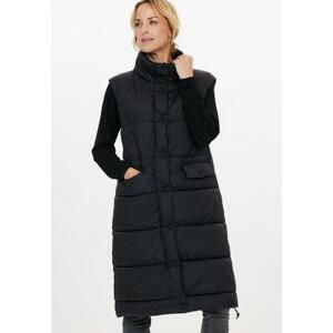 Whistler Dámská vesta Amaretto W Long Puffer Vest black 40, Černá