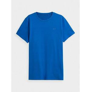 4F Pánské volnočasové tričko blue 3XL, Modrá, XXXL