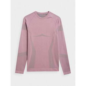 4F Dámské funkční tričko do zimy dark pink XS/S
