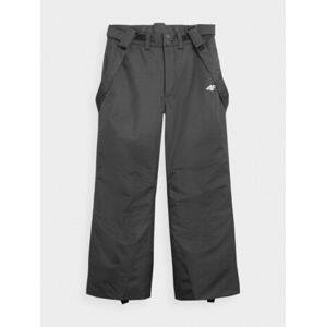 4F Chlapecké lyžařské kalhoty - velikost 134 black 128, Černá