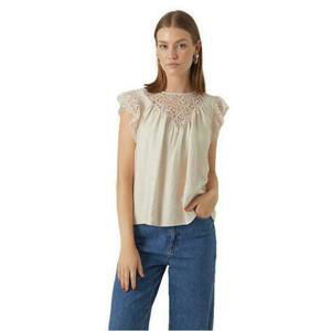 Vero Moda Dámský top VMPURA Regular Fit 10295688 Pumice Stone XS