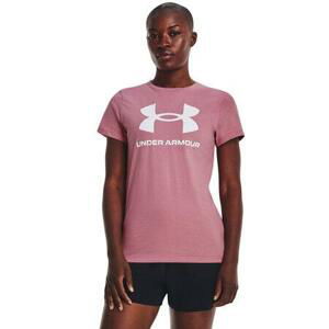 Under Armour Dámské triko Live Sportstyle Graphic SSC pink elixir XL