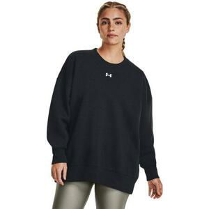 Under Armour Dámská oversize mikina Rival Fleece OS Crew black XS, Černá