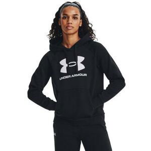 Under Armour Dámská mikina Rival Fleece Big Logo Hdy black L, Černá