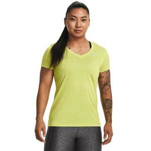 Under Armour Dámské triko Tech SSV - Twist lime yellow XL