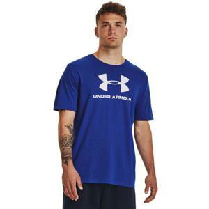 Under Armour Pánské tričko Sportstyle Logo SS royal 3XL, Modrá, XXXL