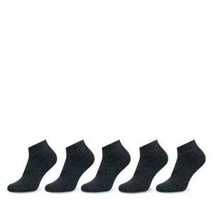 4F Chlapecké bavlněné ponožky - 5 párů dark grey melange 36-38