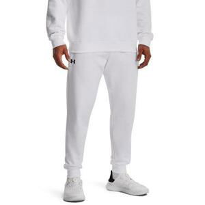 Under Armour Pánské tepláky Rival Fleece Joggers white XXL, Bílá