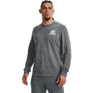 Under Armour Pánská mikina Rival Terry Graphic Crew pitch gray full heather L