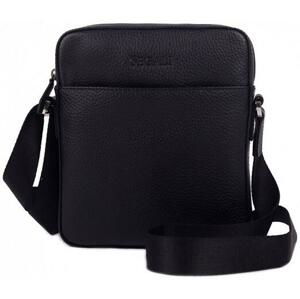 SEGALI Pánská kožená crossbody taška 3132S Black