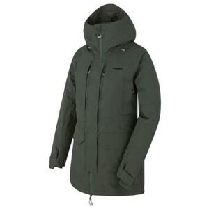 Husky Dámská hardshell bunda Nigalo L dk. grey green M