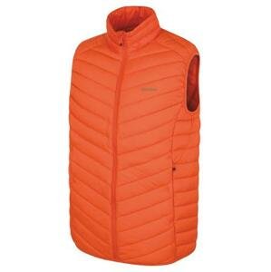 Husky Pánská péřová vesta Dresles M orange XL