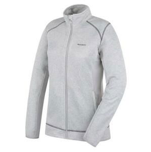 Husky Dámský fleecový svetr na zip Alan L light grey XL