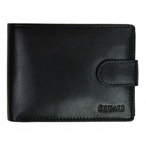 SEGALI Pánská kožená peněženka 2511 black