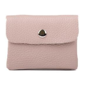 SEGALI Kožená mini peněženka NETA powder pink
