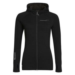 PROGRESS TISPA HOODY MERINO women's sports hoodie XL černá