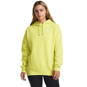 Under Armour Dámská mikina Essential Flc OS Hoodie lime yellow XL