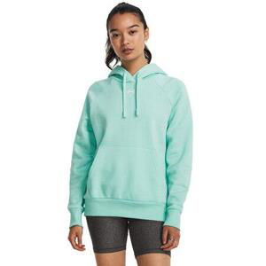 Under Armour Dámská mikina Rival Fleece Hoodie neo turquoise L