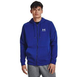 Under Armour Pánská mikina Essential Fleece FZ Hood royal L, Modrá