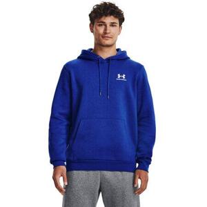 Under Armour Pánská mikina Essential Fleece Hoodie royal 3XL, Modrá, XXXL