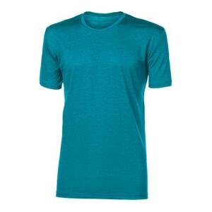 PROGRESS ORIGINAL MERINO mens T-shirt XL zelený melír