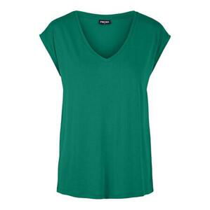 Pieces Dámské triko PCKAMALA Comfort Fit 17095260 Pepper Green XL